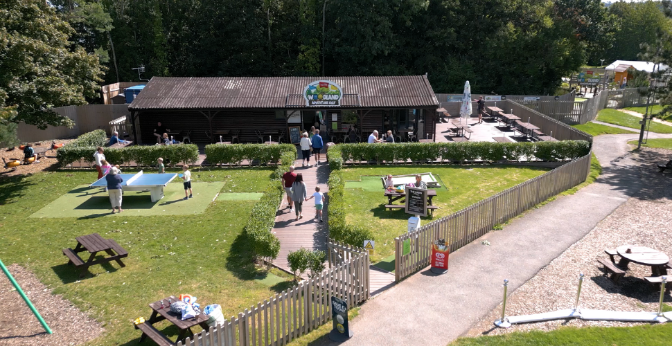 Crazy golf course